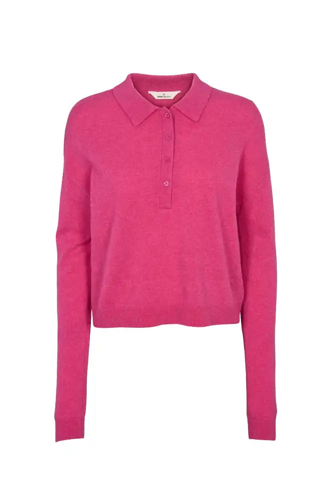 Basic Apparel Purple Orchid Knitted Polo