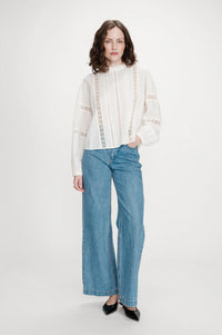 Grace & Mila Velma Ivory Blouse - The Mercantile London