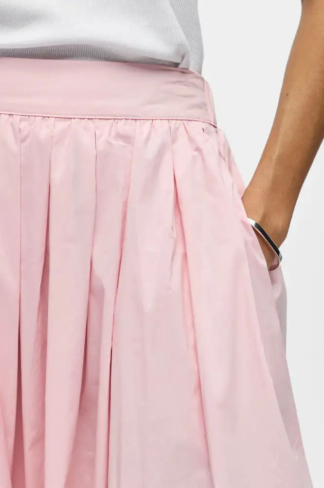 Object Paige Pale Lilac Skirt - The Mercantile London
