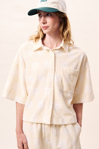 FRNCH Houlena Creme Floral Shirt - The Mercantile London