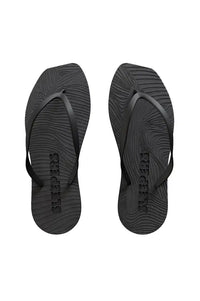 Sleepers Tapered Black Flip Flops - The Mercantile London