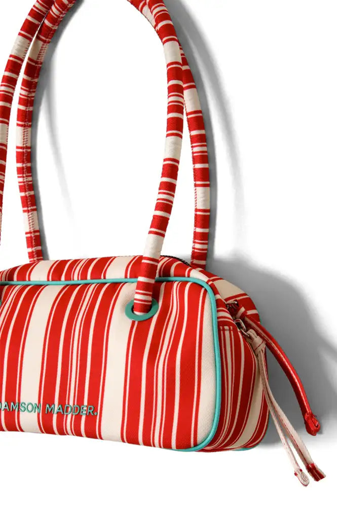 Damson Madder Renne Cherry Deck Chair Stripe Bowler Bag - The Mercantile London