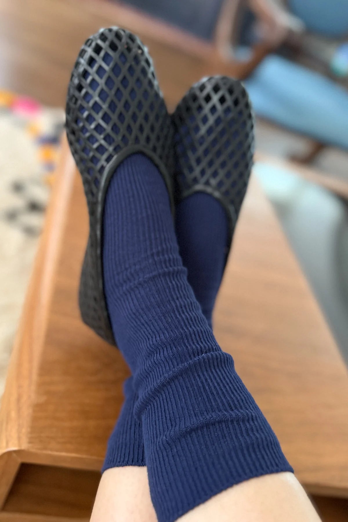 Le Bon Shoppe Navy Trouser Socks