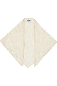 Object Alice Cream Lace Scarf