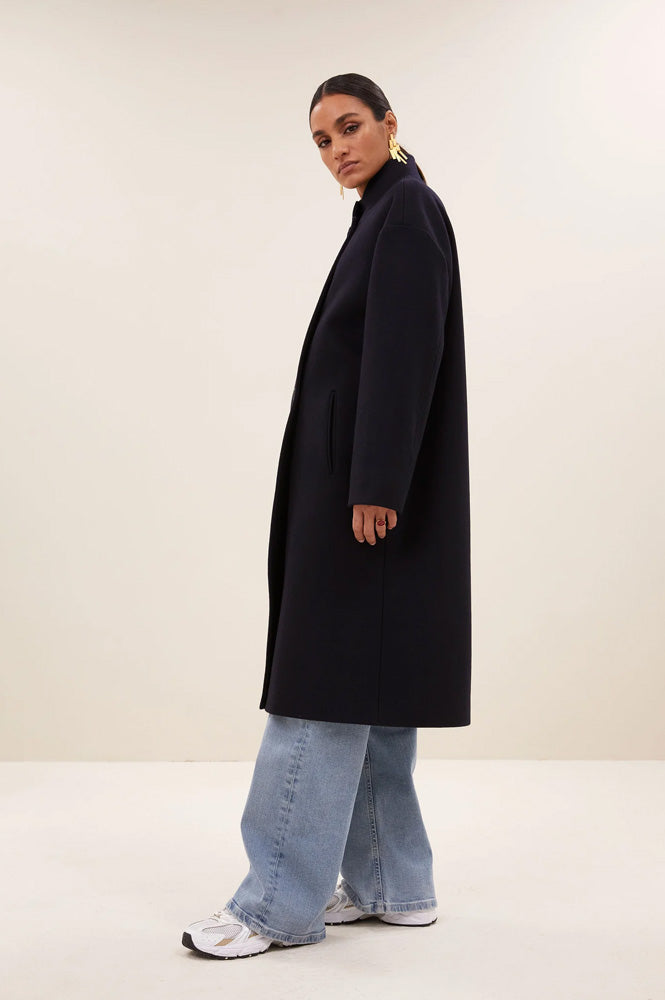 By-Bar Macy Midnight Coat - The Mercantile London