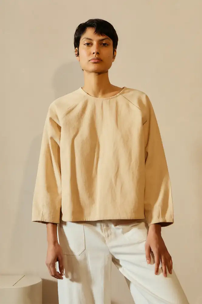 L.F. Markey Oslo Beige Top - The Mercantile London
