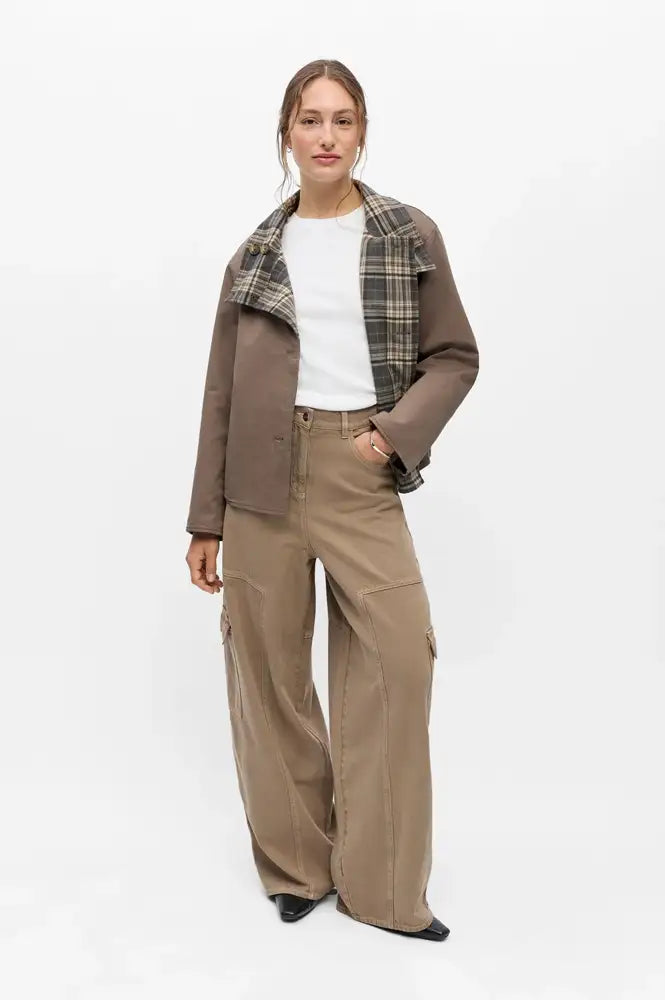 Object Gro Grey Checked Reversible Jacket