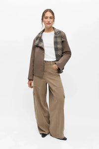 Object Gro Grey Checked Reversible Jacket