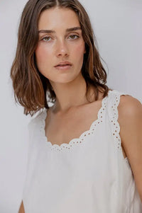 Project AJ117 Hesper White Dress - The Mercantile London