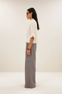 By-Bar Isabel Sand Dobby Blouse