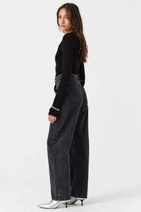 Seventy + Mochi Nina Raven Barrel Leg Jeans - The Mercantile London