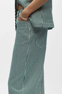 Object Sanni Botanical Striped Jeans - The Mercantile London