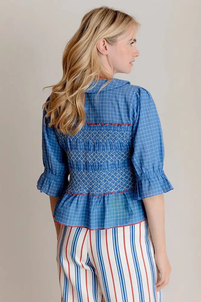 Daydress Arles Gentle Blue Top - The Mercantile London