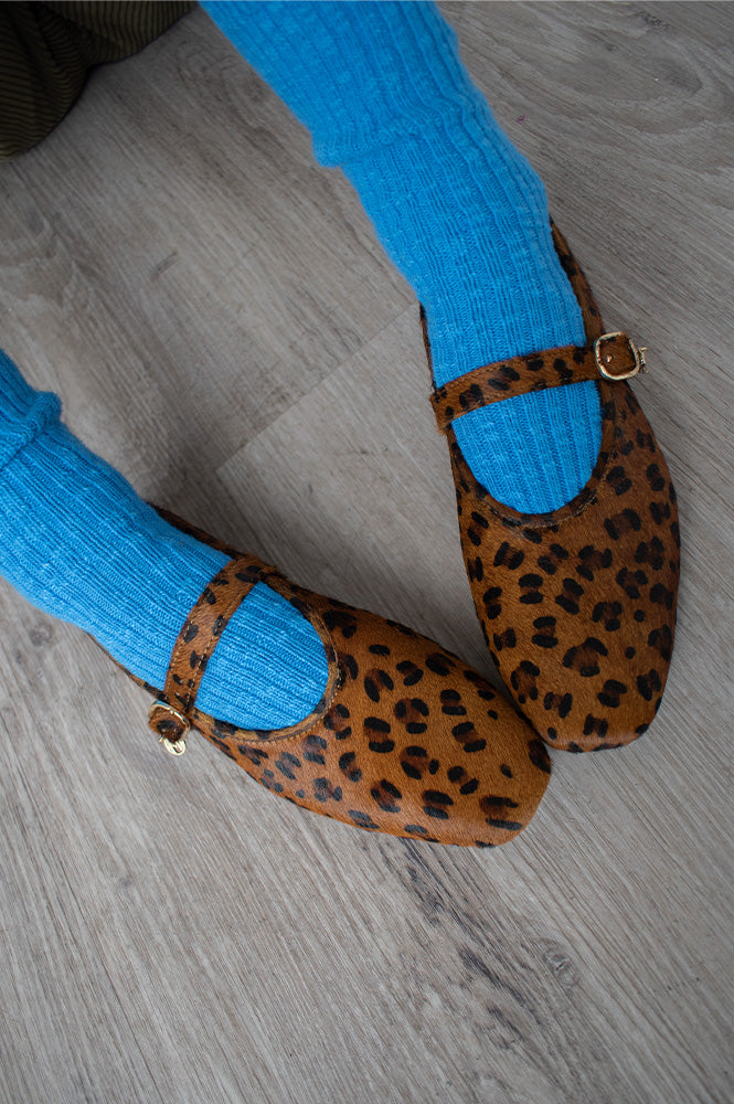 Petite Mendigote Carlita Pony Ballerinas - The Mercantile London