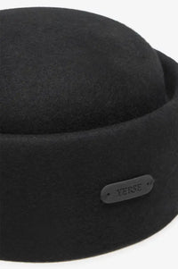 Yerse Black Pill Box Hat