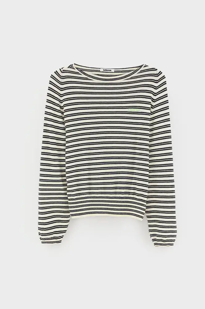 Bellerose Gerhi Milky-Way And Navy Striped Sweater