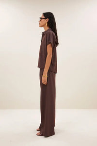 By-Bar Barley Tannin Stripe Blouse