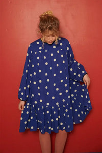 Habiba Darling Milla Japan Blue Babydoll Dress