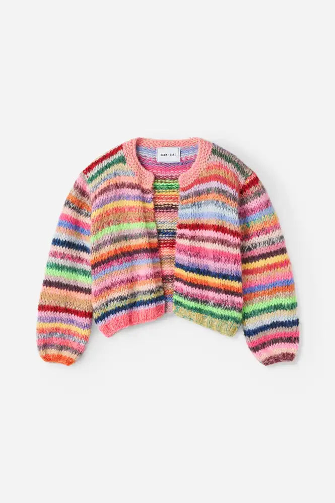 Dawn x Dare Gabi Multi Stripe Cardigan
