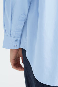 ICHI Estama Bel-Air Blue Shirt