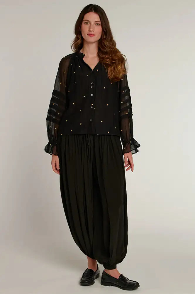 Daydress Tipi Starry Sky Black Shirt - The Mercantile London