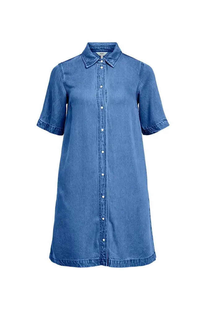 Object Frame Medium Blue Denim Dress – The Mercantile London