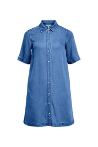 Object Frame Medium Blue Denim Dress - The Mercantile London