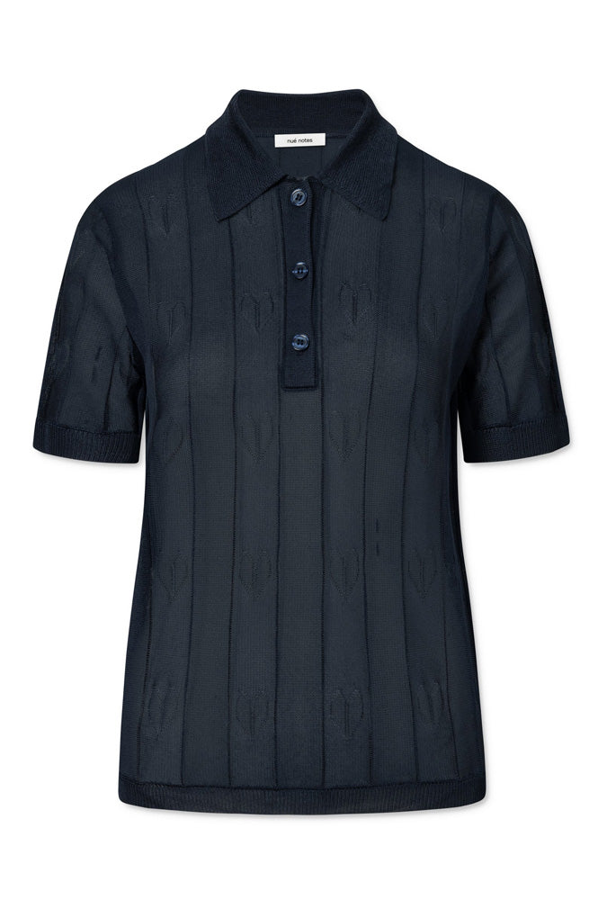 Nué Notes Jed Navy Poloshirt - The Mercantile London