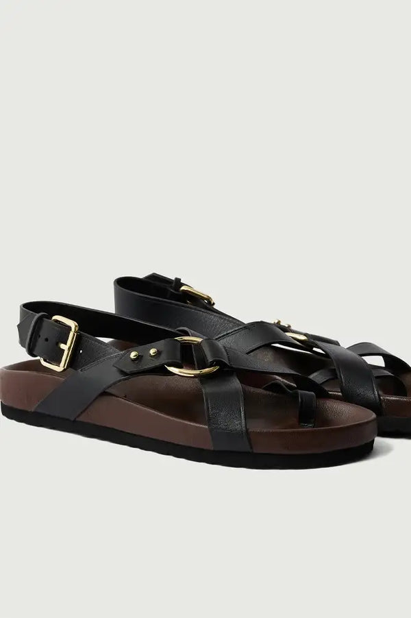 Soeur Mexico Black Sandals - The Mercantile London