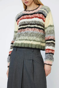 Dawn x Dare Bella Wooden Stripe Jumper - The Mercantile London