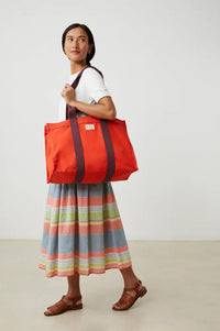 Moismont No.46 Cabas Jasper Canvas Bag - The Mercantile London