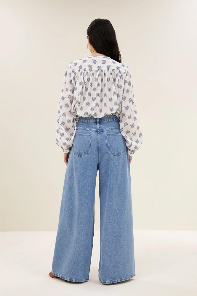 By-Bar Nyka Oase Blue Blouse