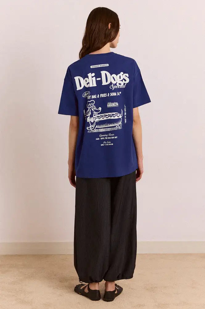 Damson Madder Navy Deli Dogs T-Shirt