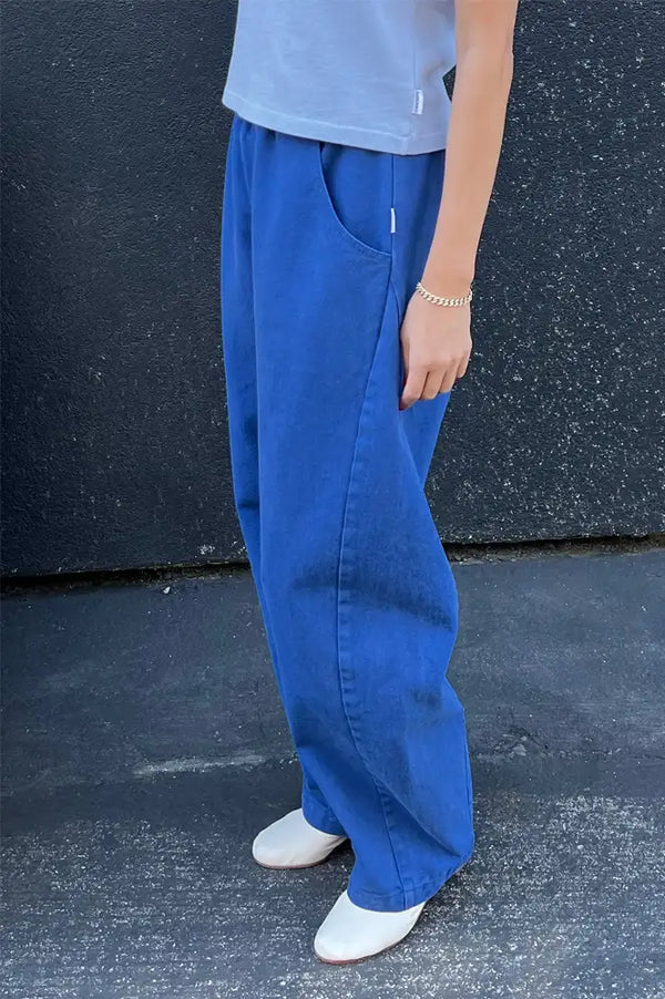 Le Bon Shoppe Long Arc Azure Pants - The Mercantile London