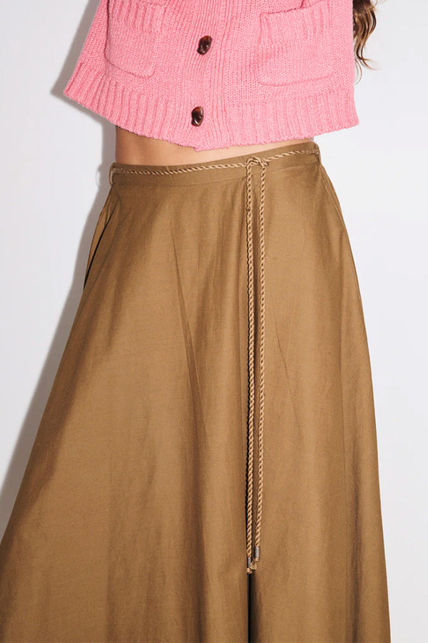 Stella Forest Octavie Brown Skirt - The Mercantile London
