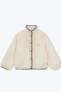 A.P Beige Trimmed Sherpa Jacket