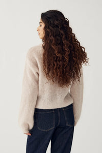 Noella Kae Oyster Mohair Cardigan - The Mercantile London