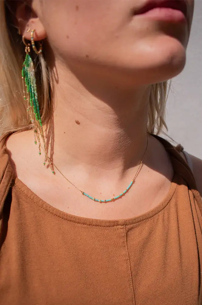 MAAS Turquoise Seren Necklace - The Mercantile London