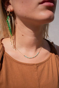 MAAS Turquoise Seren Necklace - The Mercantile London