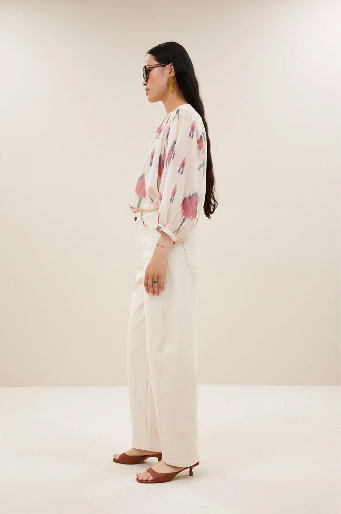 By-Bar Becky Spring Ikat Blouse