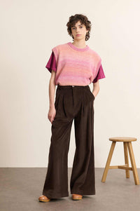 Garance Voltaire Brown Corduroy Trousers - The Mercantile London
