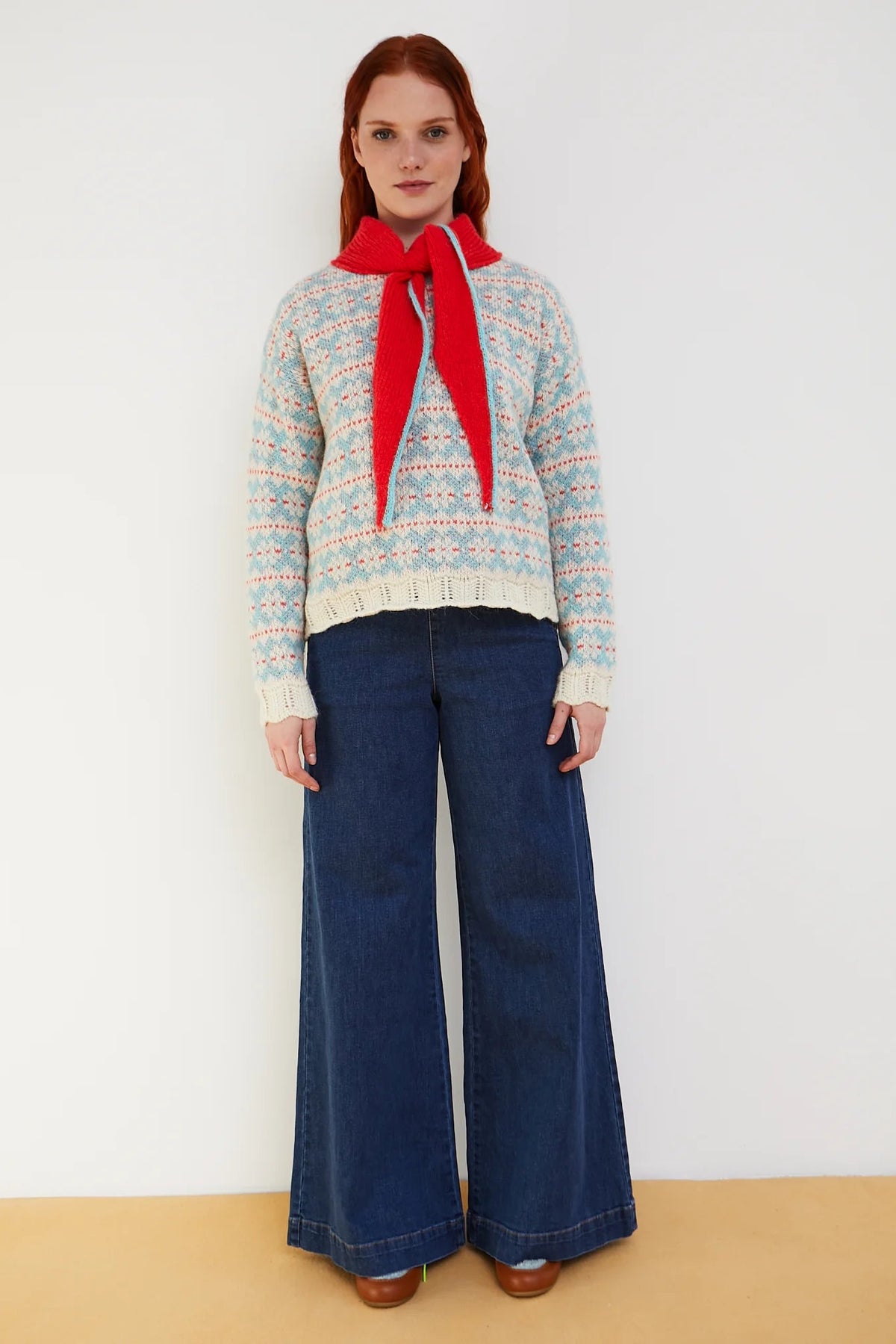 Dr Bloom Cowboy Red Jumper