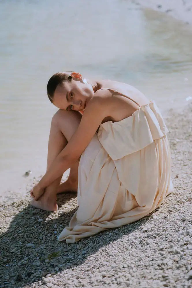 Second Female Aie Alabaster Gleam Dress - The Mercantile London