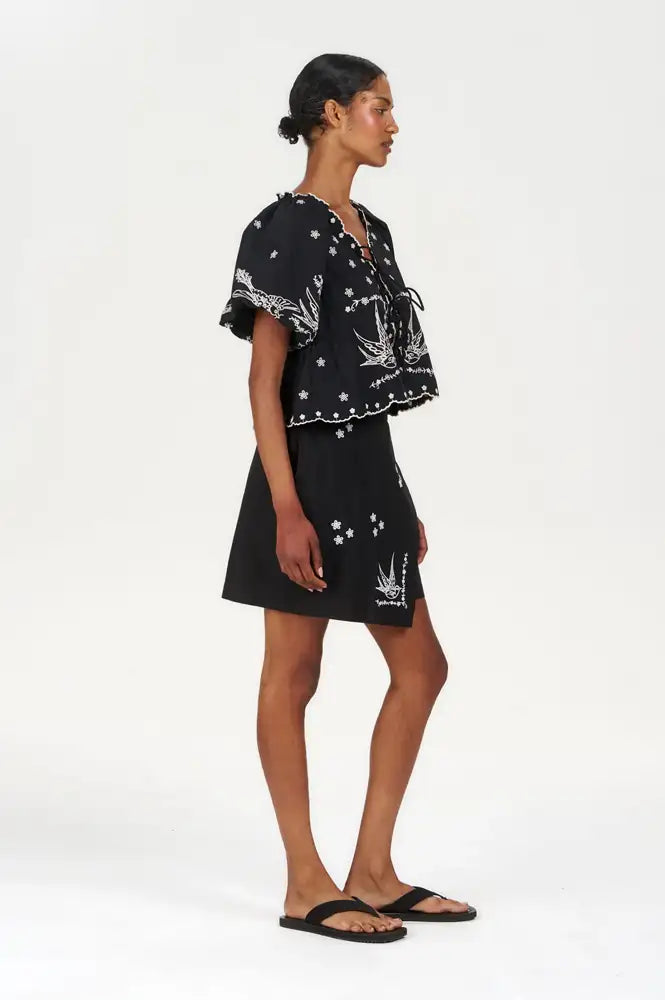 Komodo Beatrix Embroidered Blouse - The Mercantile London