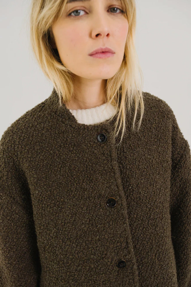 Sacrécoeur Jay Truffle Boucle Wool Jacket - The Mercantile London