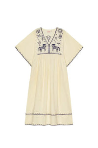 Habiba Polly Vanilla Embroidered Dress