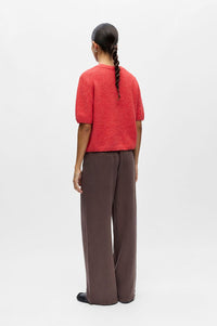 Object Saggia Poinsettia V-Neck Cardigan - The Mercantile London