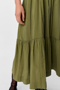 Object Celine Capulet Olive Maxi Dress - The Mercantile London