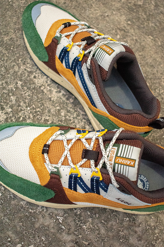 Karhu Fusion 2.0 Douglas Fir And Navy Peony Trainers