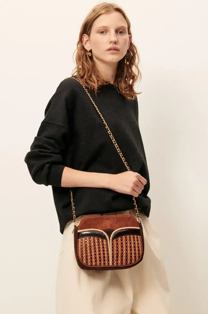 Sessùn Chebbi Black Granite Oversized Sweatshirt